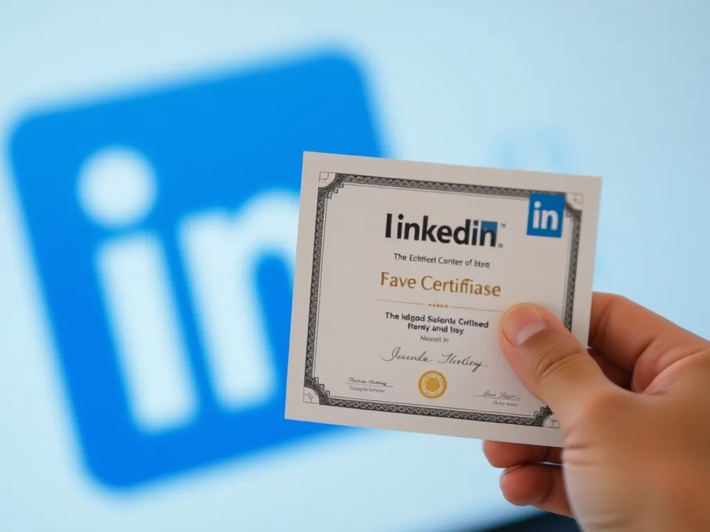 Jak dodać certyfikat na LinkedIn?