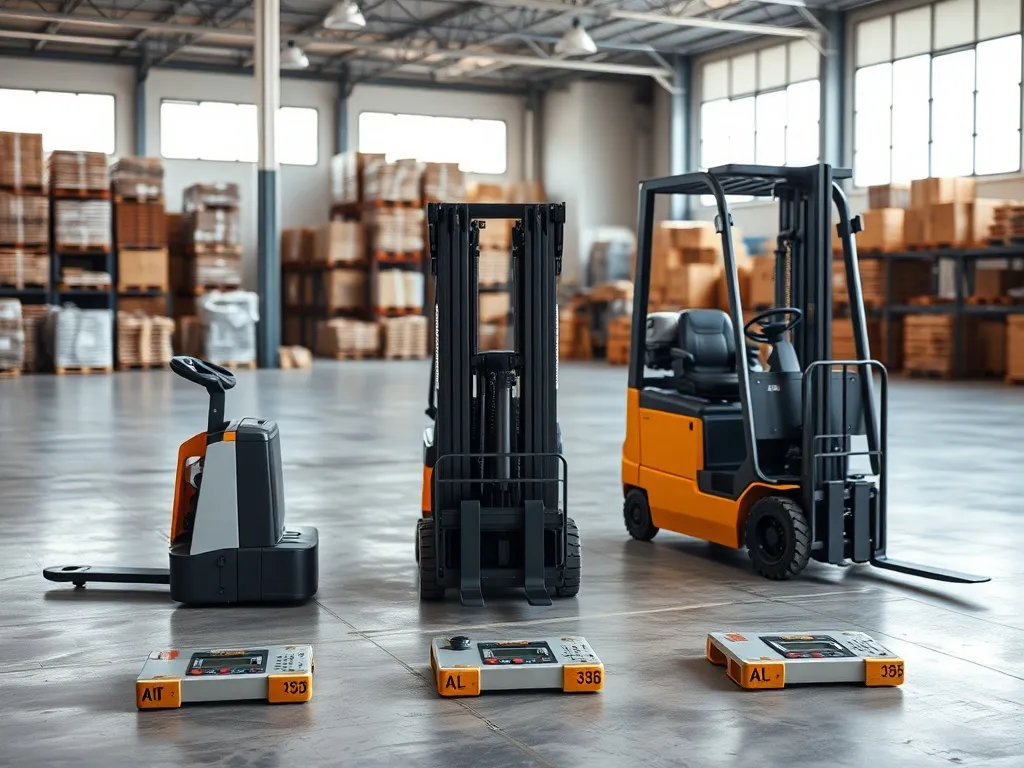 Ile waży wózek widłowy? Porównanie mas i typów