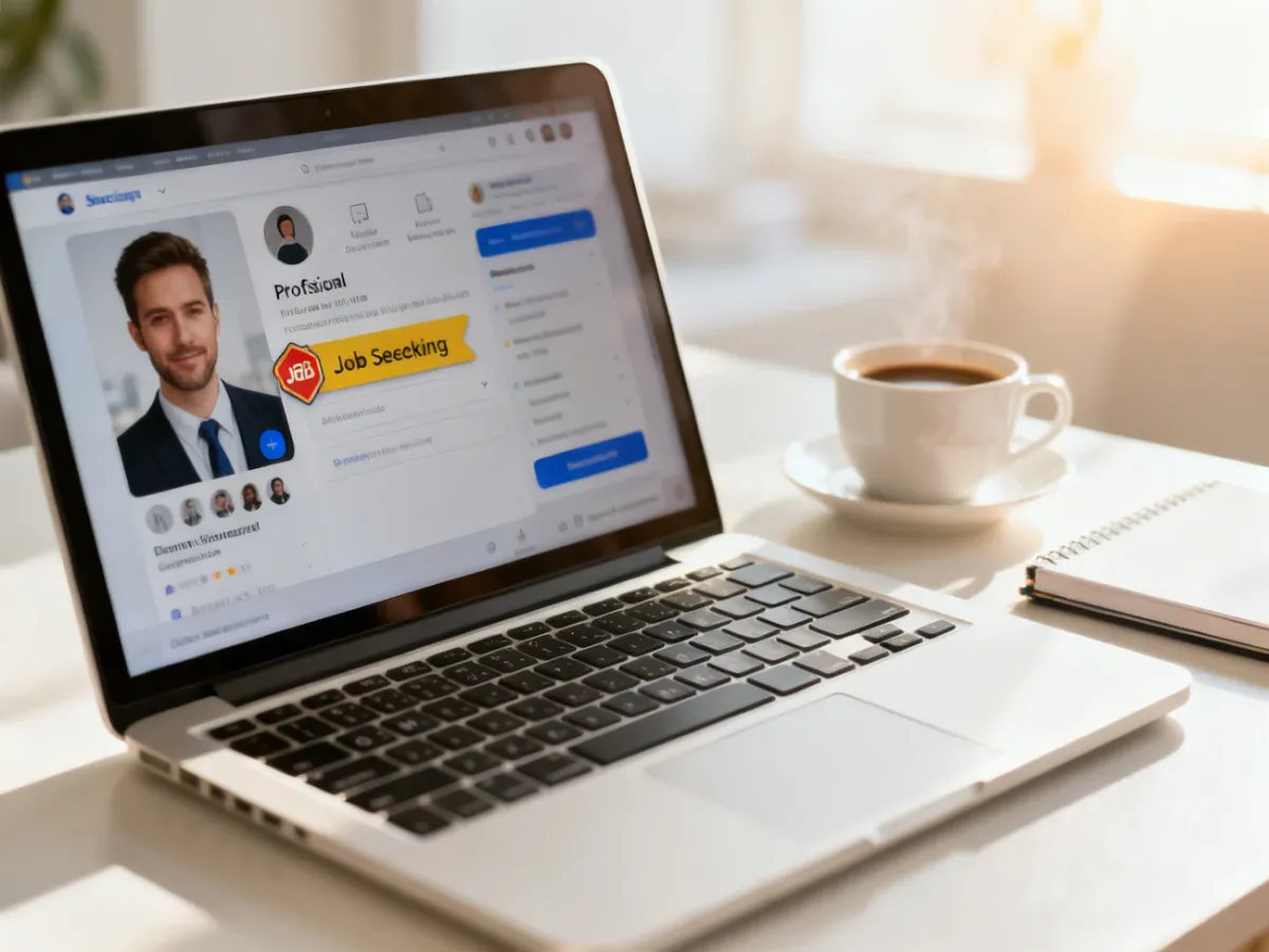 Jak ustawić status szukam pracy na LinkedIn?